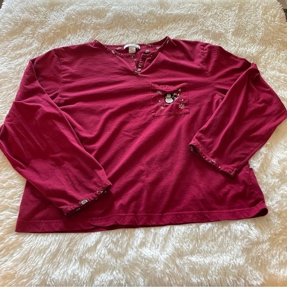 ✅Host Pick✅ Dress Barn Penguin Pajama Set, Large - Picture 3 of 13